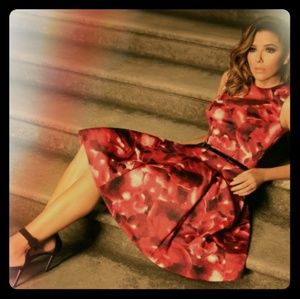 Red Eva Longoria dress